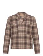 Cosimo Japanese Wool Check Rue De Tokyo Brown