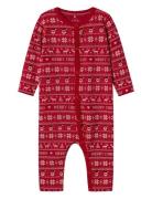 Nbnvismas Ls Nightsuit Name It Red