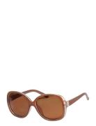 Parker Over D Retro Sunglasses Pilgrim Brown