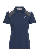 Club 22 Tech Polo Shirt Women Head Navy