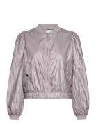 Janice Metallic Bomber Jacket Minus Purple