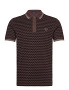 Abstract Graphic Fp Polo Fred Perry Brown