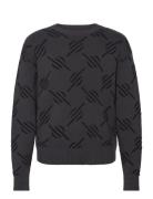 Tevin Monogram Knit Sweater Daily Paper Black