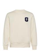 G Graphic C-Neck GANT Cream