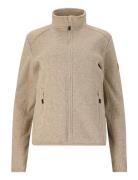 Samani W Melange Fleece Jacket Whistler Beige