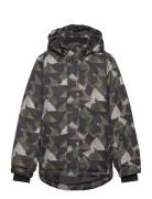 Ski Jacket - Aop Color Kids Green