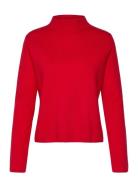 Perkins-Neck Sweater Mango Red