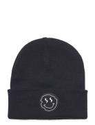 Smiley Beanie Pica Pica Black