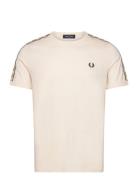 C Tape Ringer T-Shirt Fred Perry Cream