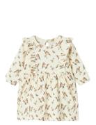 Nbfgavo Ena Ls Body Dress Lil Lil'Atelier Cream