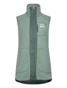 Sanne Pile Vest Long Kari Traa Green