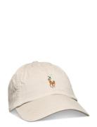 Classic Sport Cap W/ Multi Pp Polo Ralph Lauren Beige