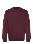 Essential Logo Badge Crew Scotch & Soda Burgundy