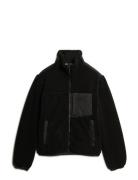 Relaxed Fleece Trekker Jacket Superdry Sport Black