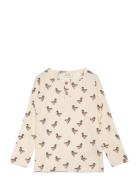 Nmmgavo Elo Ls Slim Top Lil Lil'Atelier Beige