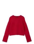 Nlfride Ls Short Rib Knit LMTD Red