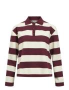 Objmillie L/S Lo Polo E Aw Fair 24 Object Burgundy