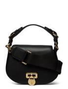 Leather Medium Tanner Crossbody Bag Lauren Ralph Lauren Black