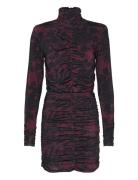 Redeinagz P Rollneck Dress Gestuz Burgundy