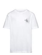 Chest Monologo Ss T-Shirt Calvin Klein White