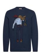 Original Hm Sweater Saddleman LEVI´S Men Navy