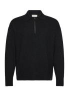 Warm Texture Polo Ls Sweater Calvin Klein Jeans Black