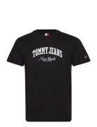 Tjm Slim Varsity Pop Tee Ext Tommy Jeans Black