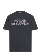 Nb Felt Flower Tee Black Nikben Black