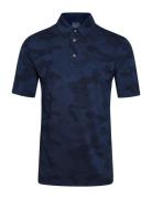 Mens Camou Polo BACKTEE Navy