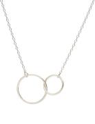 Double Plain Necklace 45 Cm Pernille Corydon Silver