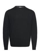 100 % Merino Crew Neck Knit Lindbergh Black Black