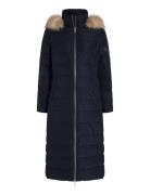 Heritage Down Tyra Maxi With Fur Tommy Hilfiger Navy