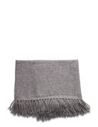 Scarf Fringes Davida Cashmere Grey