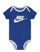 C1-Bodysuit+Hat+Bootie Nike Blue