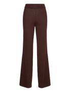 Fine Knit Wide Pants Davida Cashmere Brown