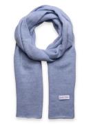 Big Classic Scarf Davida Cashmere Blue