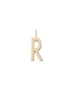 16Mm Matt 18K Gold Plated Silver A-Z Design Letters Gold