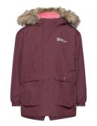 Cosy Bear 3In1 Parka G Jack Wolfskin Burgundy