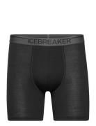 M Anatomica Long Boxers Icebreaker Black