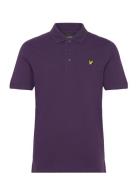 Plain Polo Shirt Lyle & Scott Purple