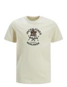 Jorseven Skull Tee Ss Crew Neck Sn Jnr Jack & J S Cream