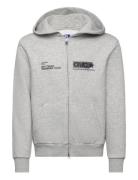 Jcoreflex Sweat Zip Hood Jnr Jack & J S Grey