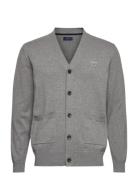 Classic Cotton V-Cardigan GANT Grey