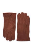 Classic Suede Gloves GANT Brown