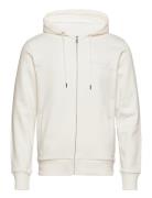 Reg Tonal Shield Full Zip Hoodie GANT Cream