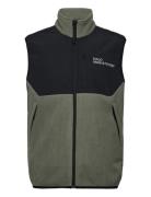 Halo Blocked Fleece Vest HALO Green