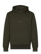 Tipped Hooded Sweatsh Fred Perry Khaki