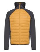 M Down Hybrid Hood Jacket Peak Performance Yellow