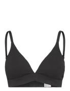 Core Triangle Bralette Organic Basics Black