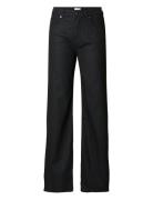 Slfvera-Alice Hw Wide Jeans Selected Femme Black